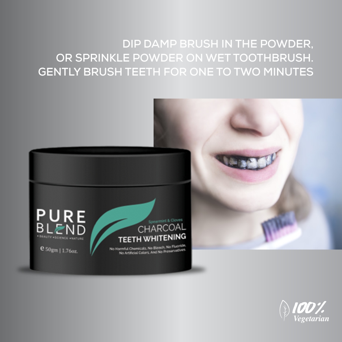 charcoal teeth scrub